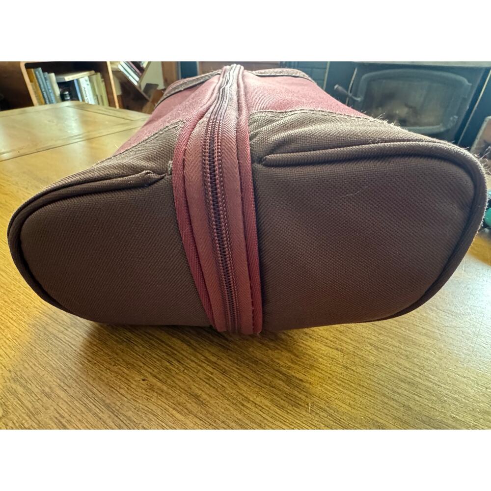 Picnic Time Wine Tote Insulated Bottle Carrier Burgundy Travel Case - Picture 6 of 10